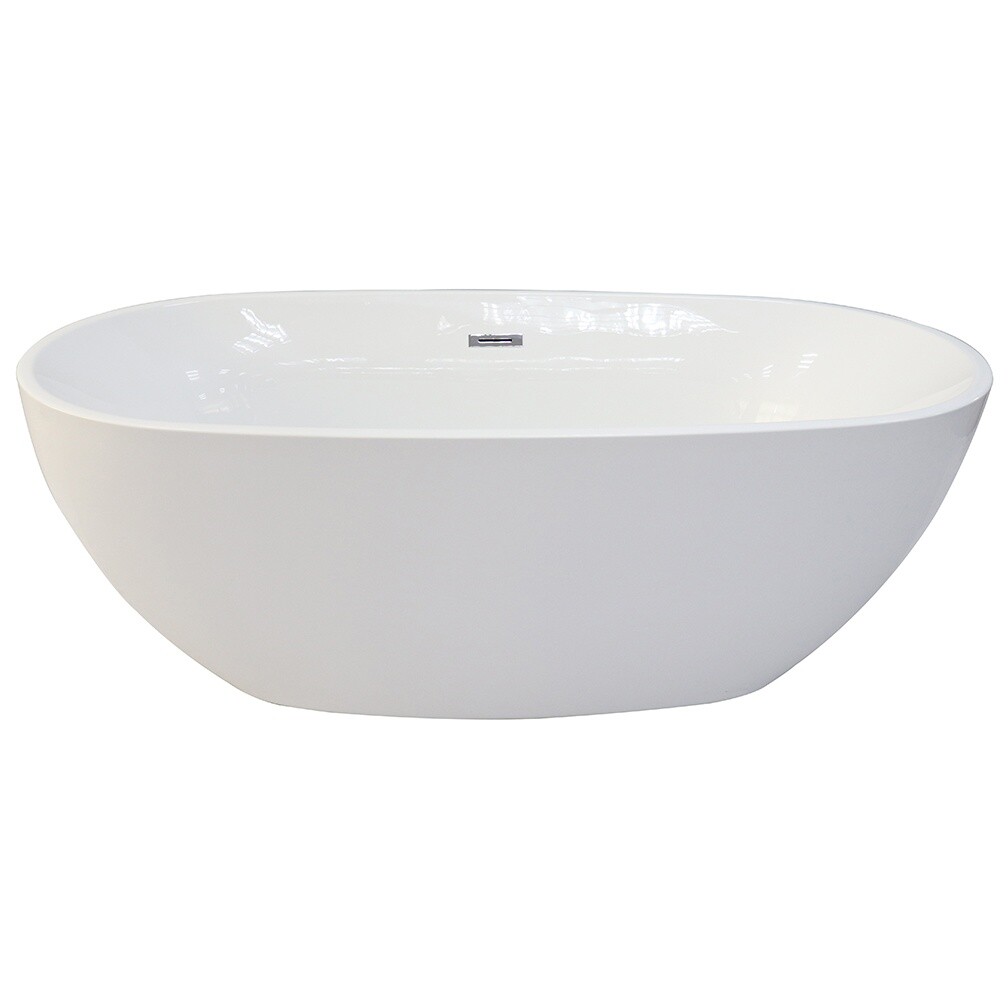 Ванна акриловая отдельностоящая со сливом-переливом белая Cerutti SPA D'iseo CT7390 - изображение 11