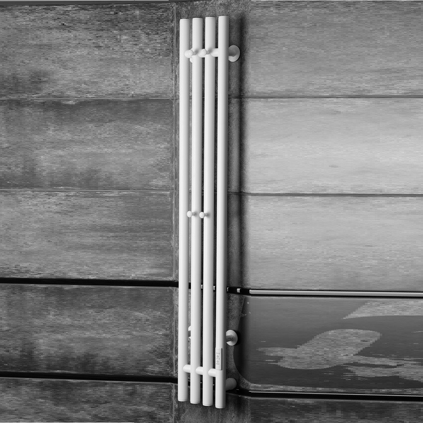 Полотенцесушитель электрический 120х15 см белый Ewrika "Пенелопа" V - изображение 4