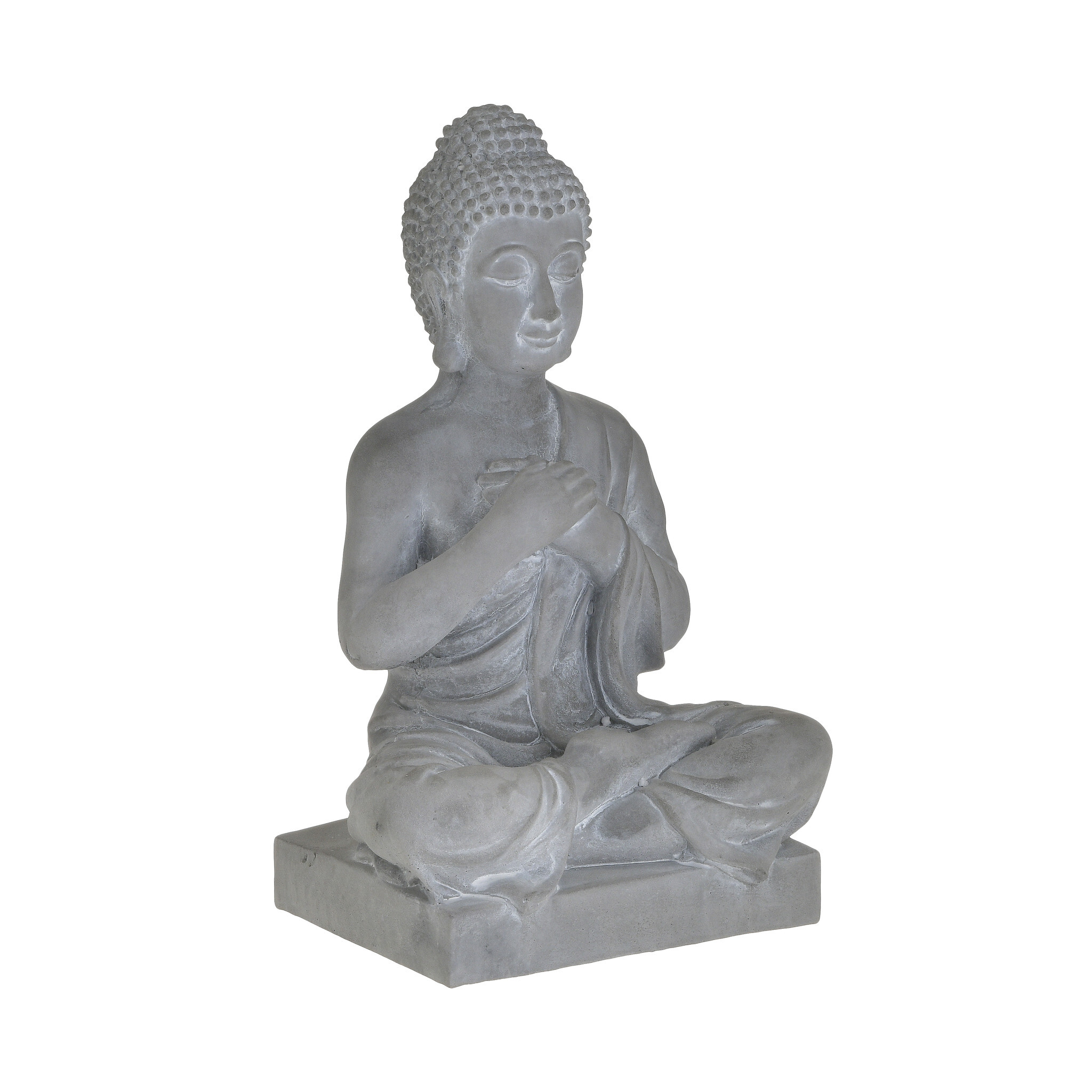 Декор настольный серый Buddha