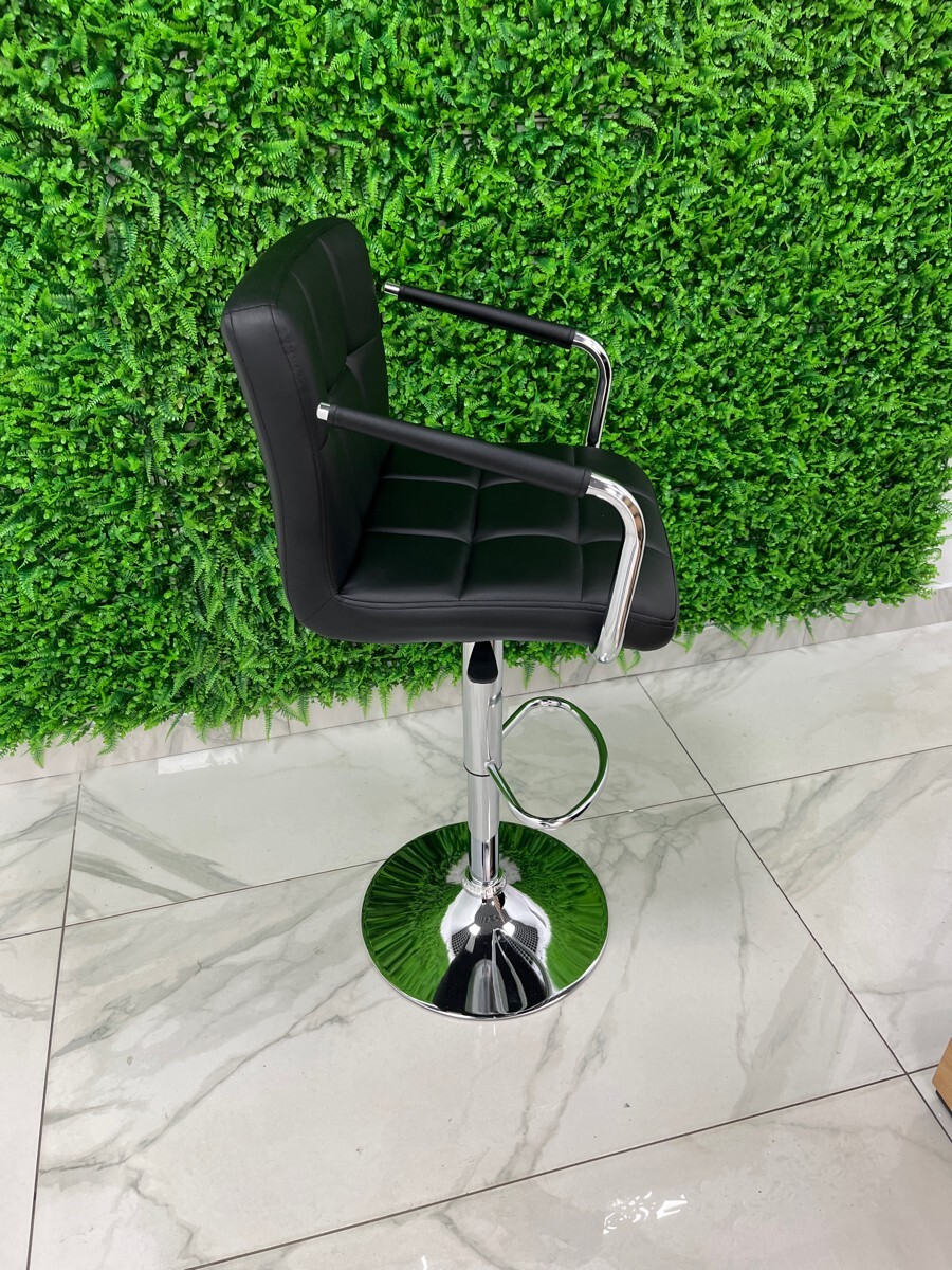 Барный стул белый с подлокотниками, газ-лифт "Малави" - купить за 7992 ...