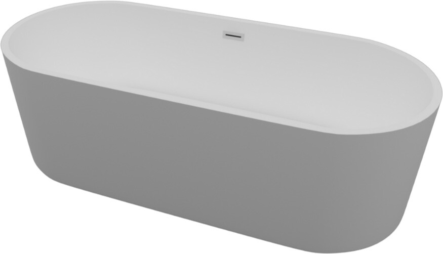 Ванна акриловая овальная 81х180 см белая Artemis Bauci 1.05.409.011.01.1.28 - изображение 8