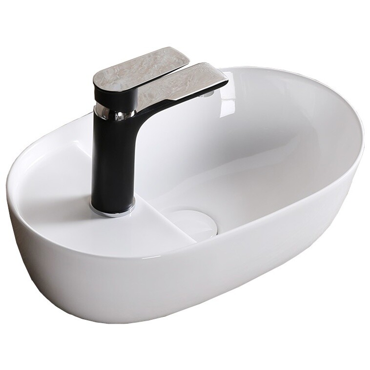 Раковина фарфоровая овальная 27х42 см белая Cerutti SPA CR0050