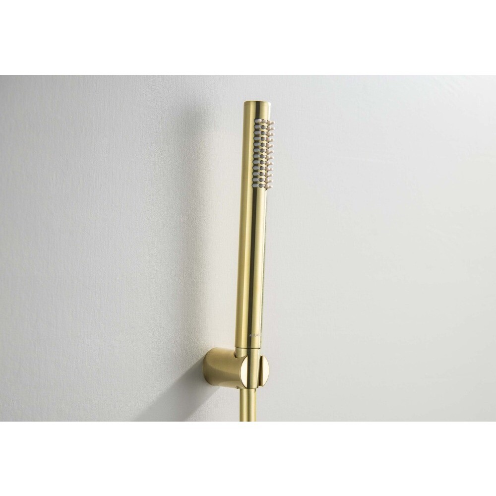Лейка для душа со шлангом золотая Aquatek "Европа" AQ2034BG - изображение 6