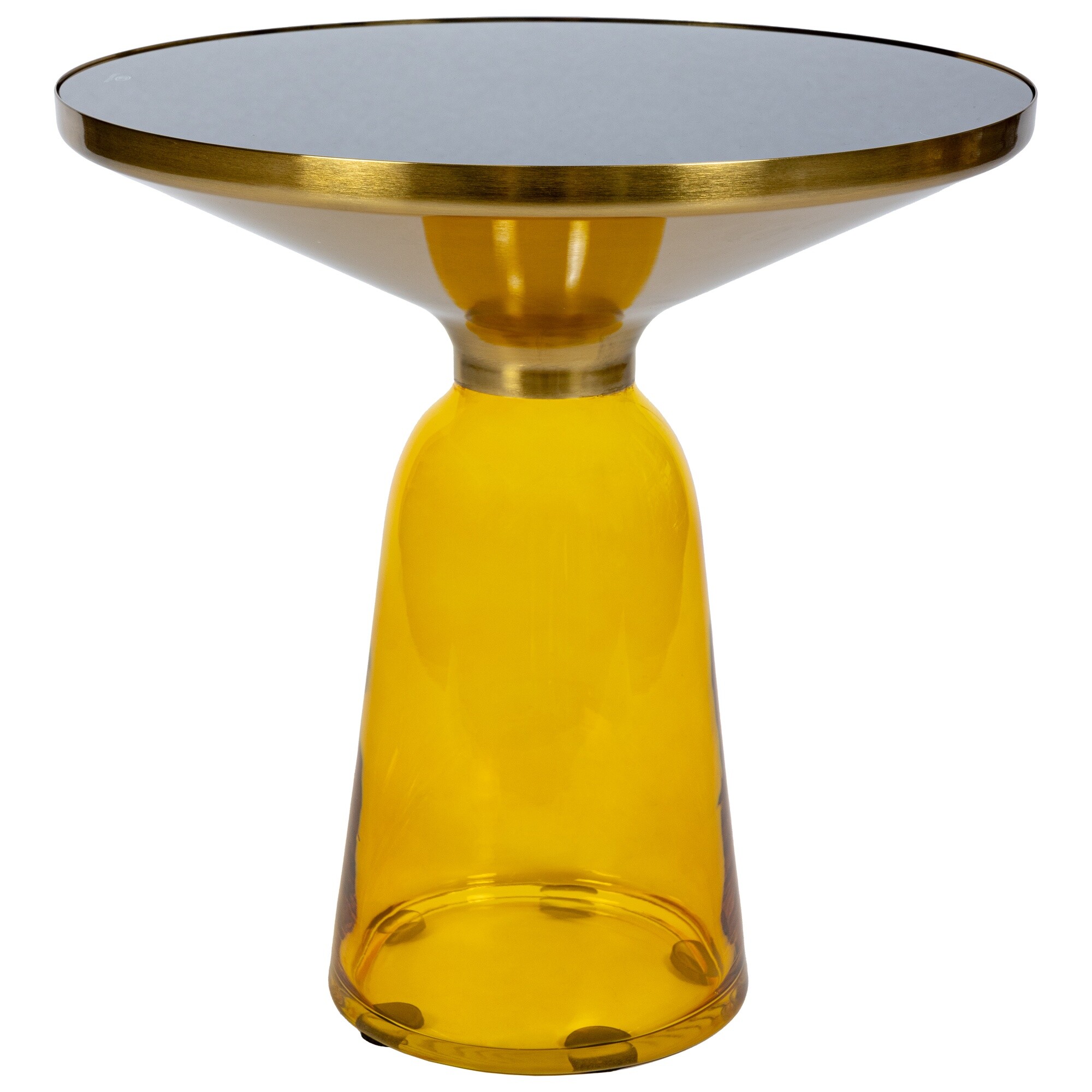 Кофейный столик круглый желтый Amber M MH07-M504-32