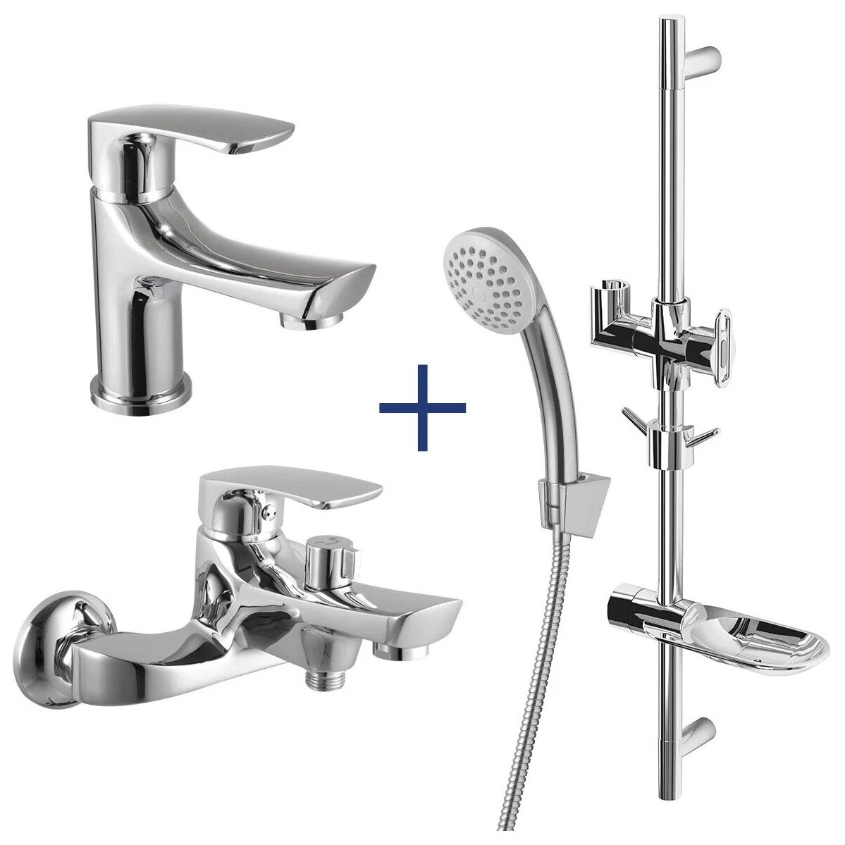 Душевой комплект хром Lemark Plus Shape LM1780C 3 в 1