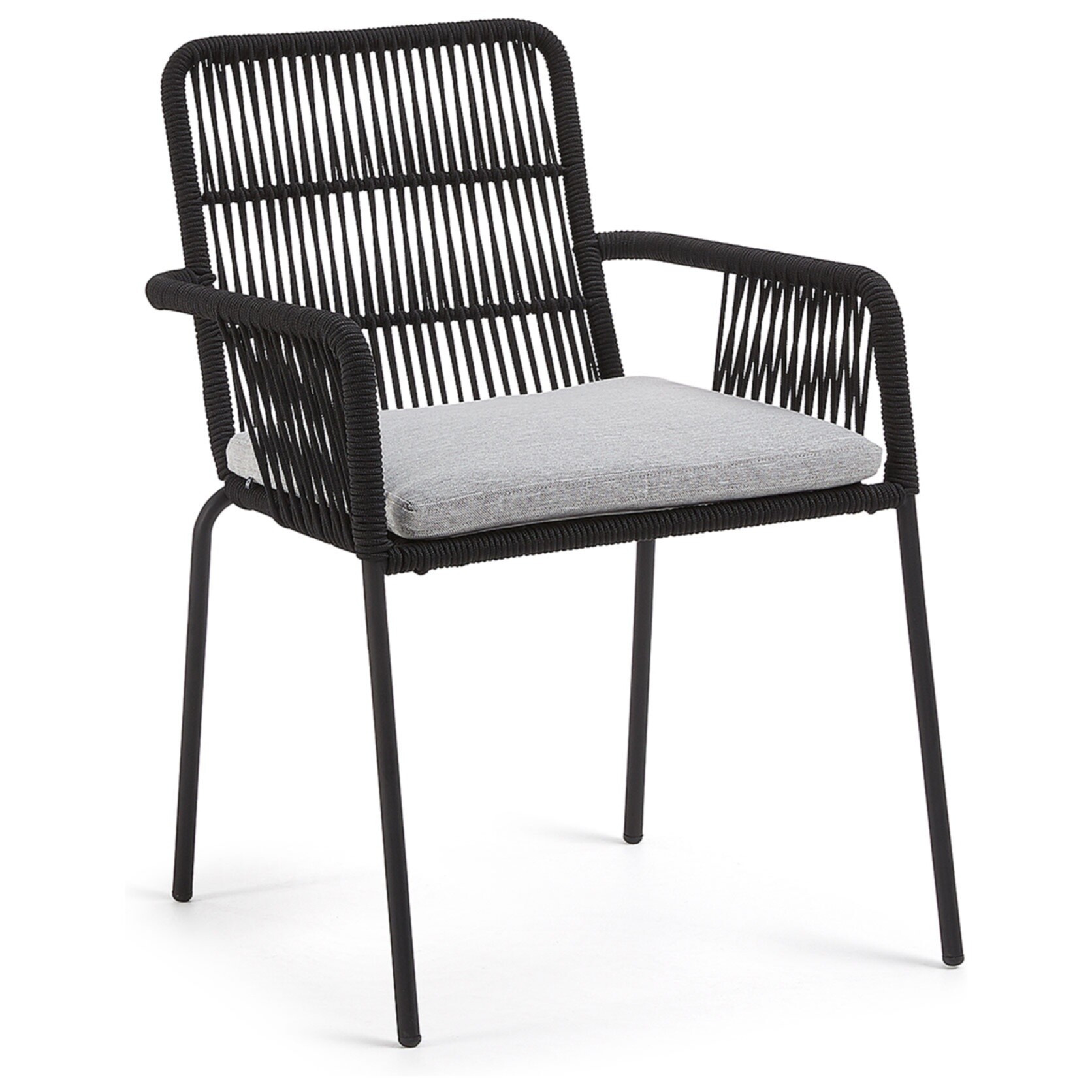 Кресло металлическое черное Camt от La Forma