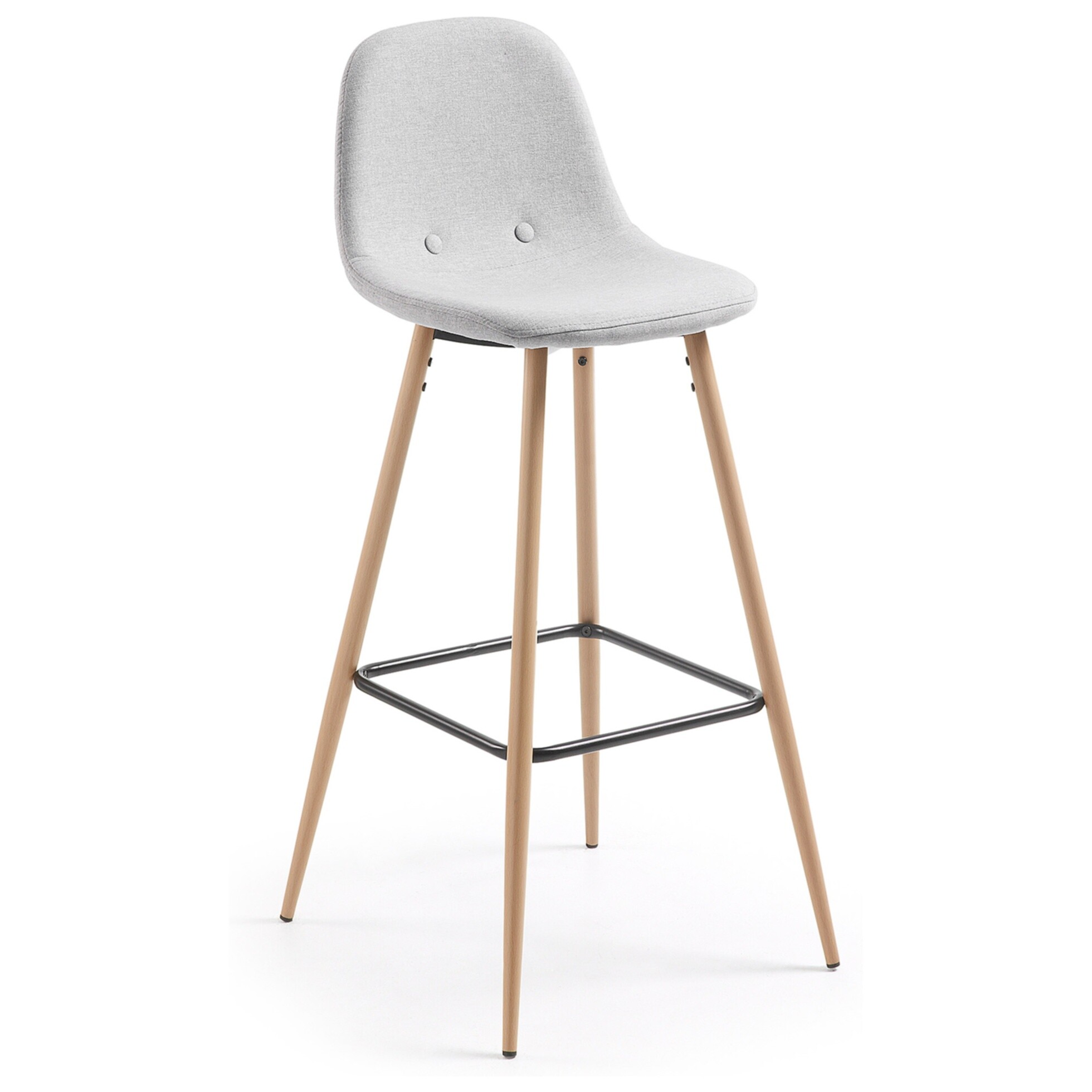 Барный стул светло-серый Nilson от La Forma
