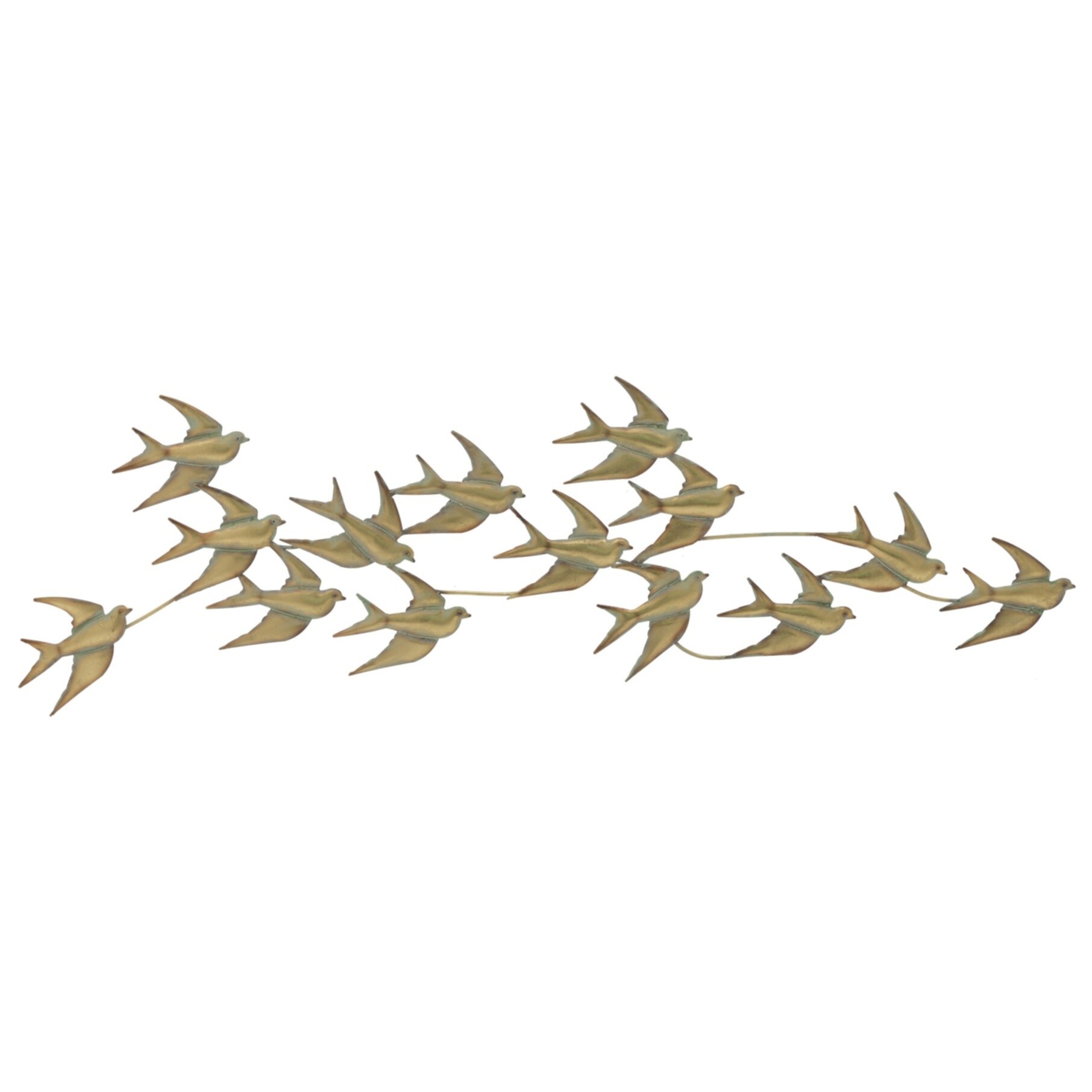 Панно настенное декоративное бронза Swifts