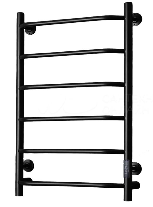 Полотенцесушитель электрический 80х50 см черный Ewrika "Сафо" FT - изображение 8
