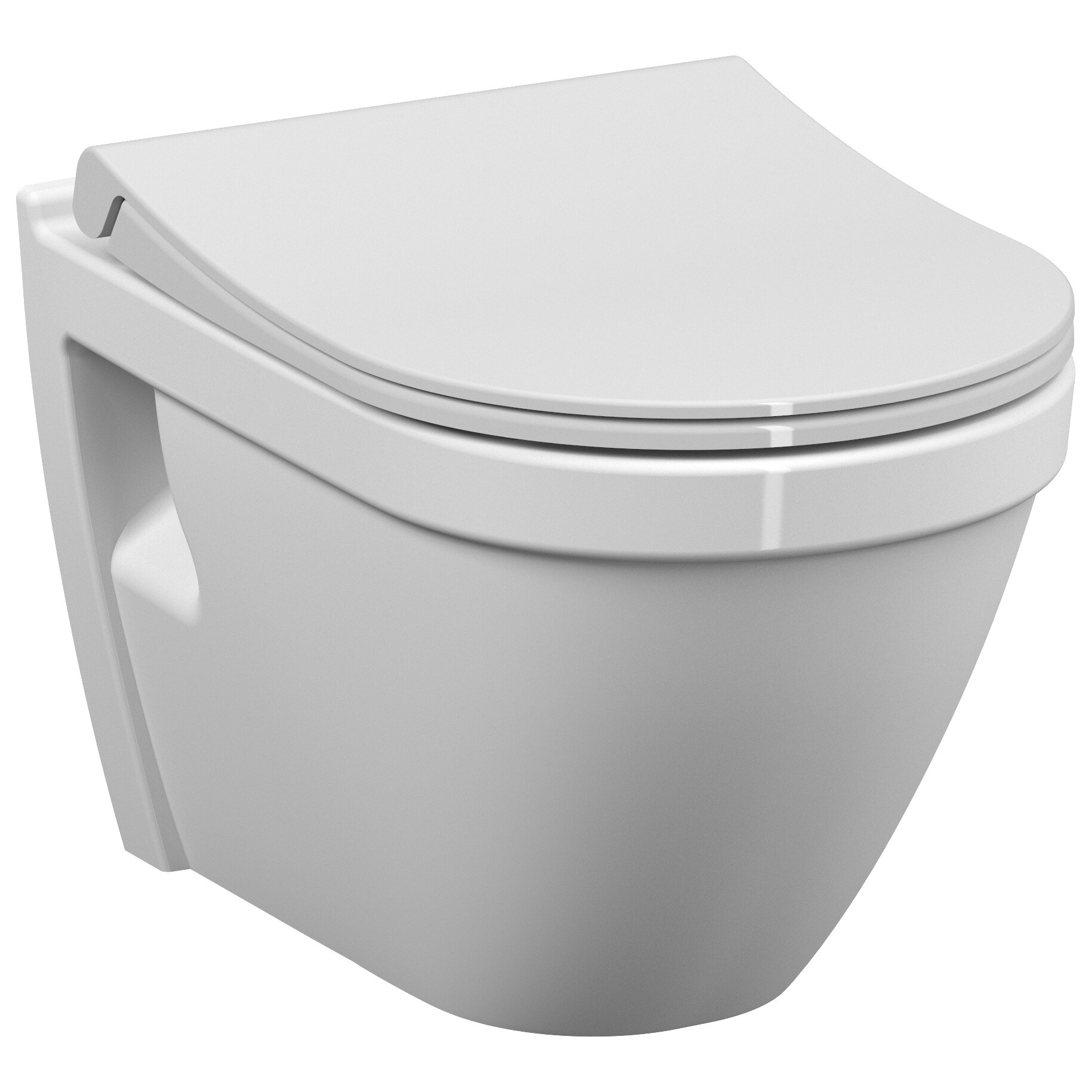 Унитаз подвесной безободковый белый Vitra S50 Rim-Ex 7740B003-0075