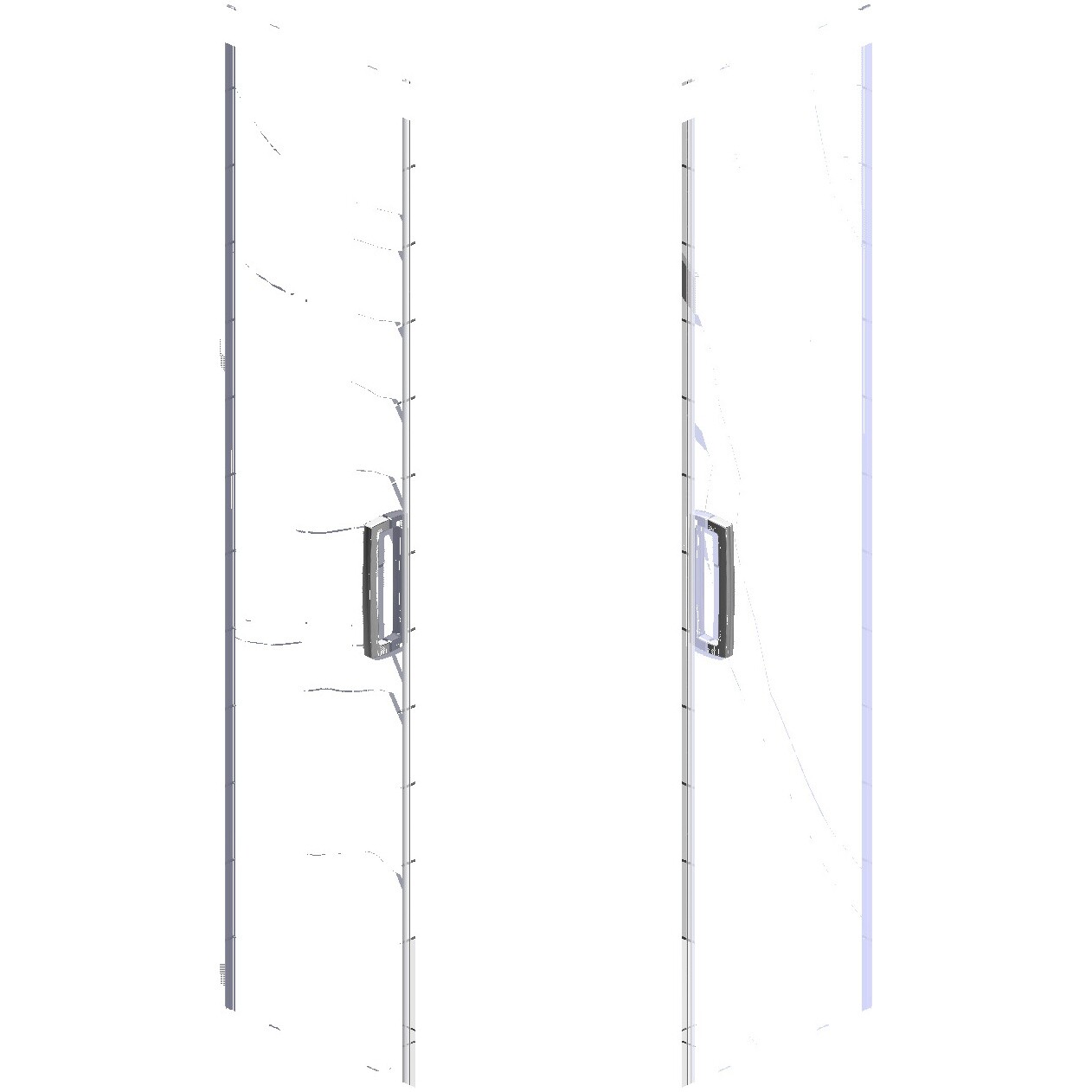 Душевой уголок 90х90 см хром глянец, стекло матовое Stworki "Дублин" - изображение 30