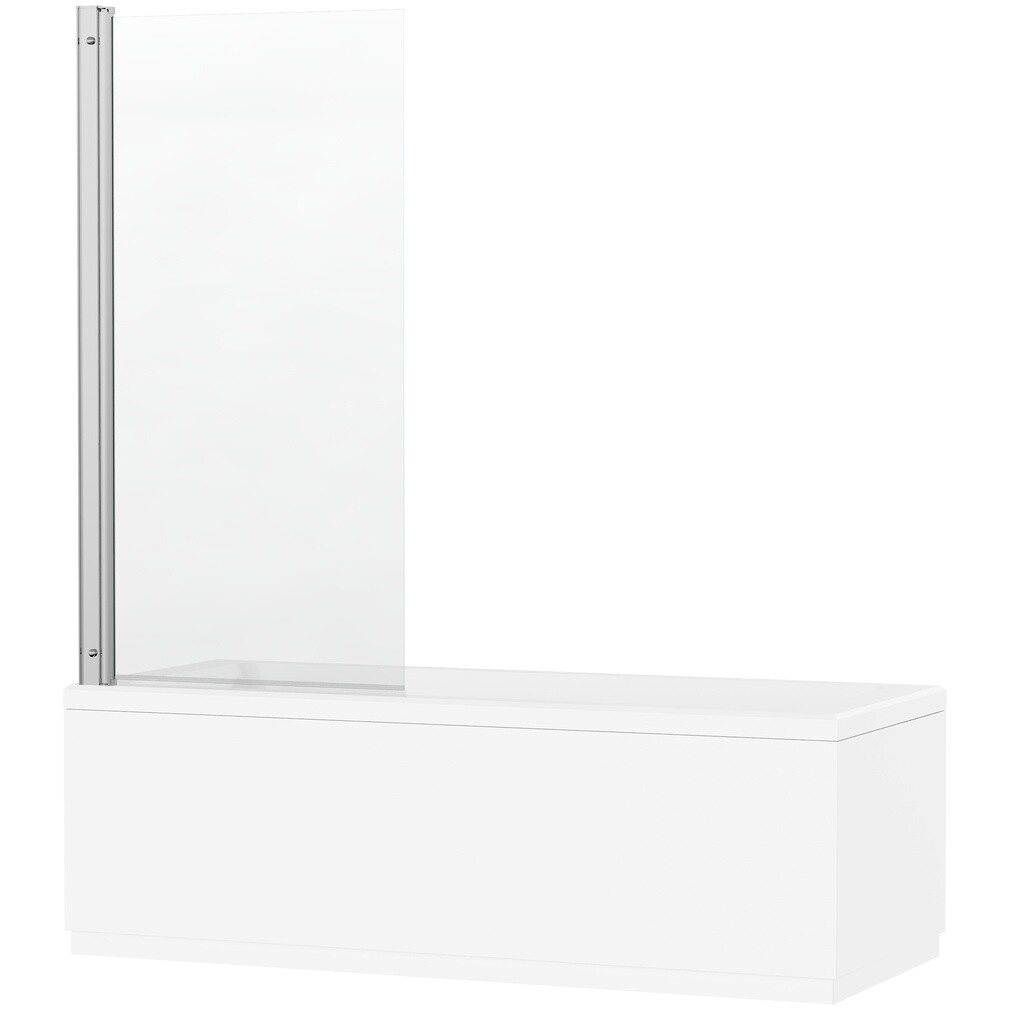 Штора на ванну распашная 75х140 см прозрачная, хром Diwo "Анапа" Щ0000055511 - изображение 13