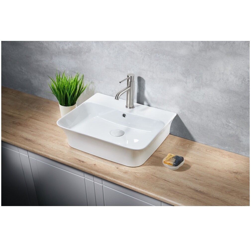 Смеситель для раковины однорычажный сталь Milacio Ultra MCU.550.SS - изображение 5