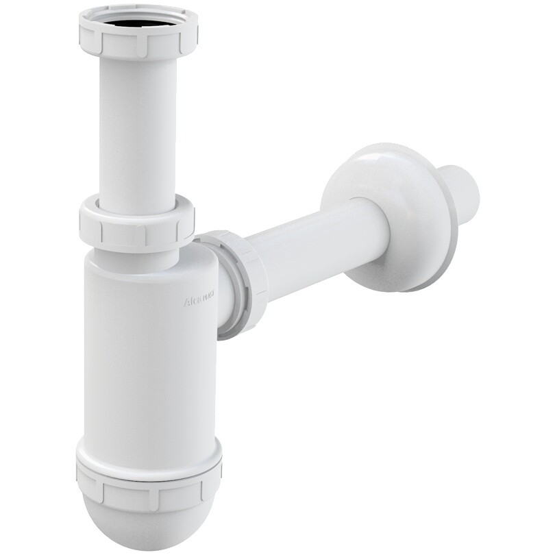 Сифон для раковины пластиковый белый Alcaplast A430