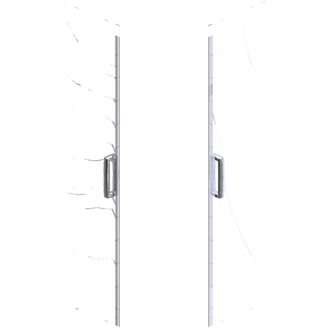 Душевой уголок 95х95 см хром глянец, стекло матовое Stworki "Дублин" - изображение 35