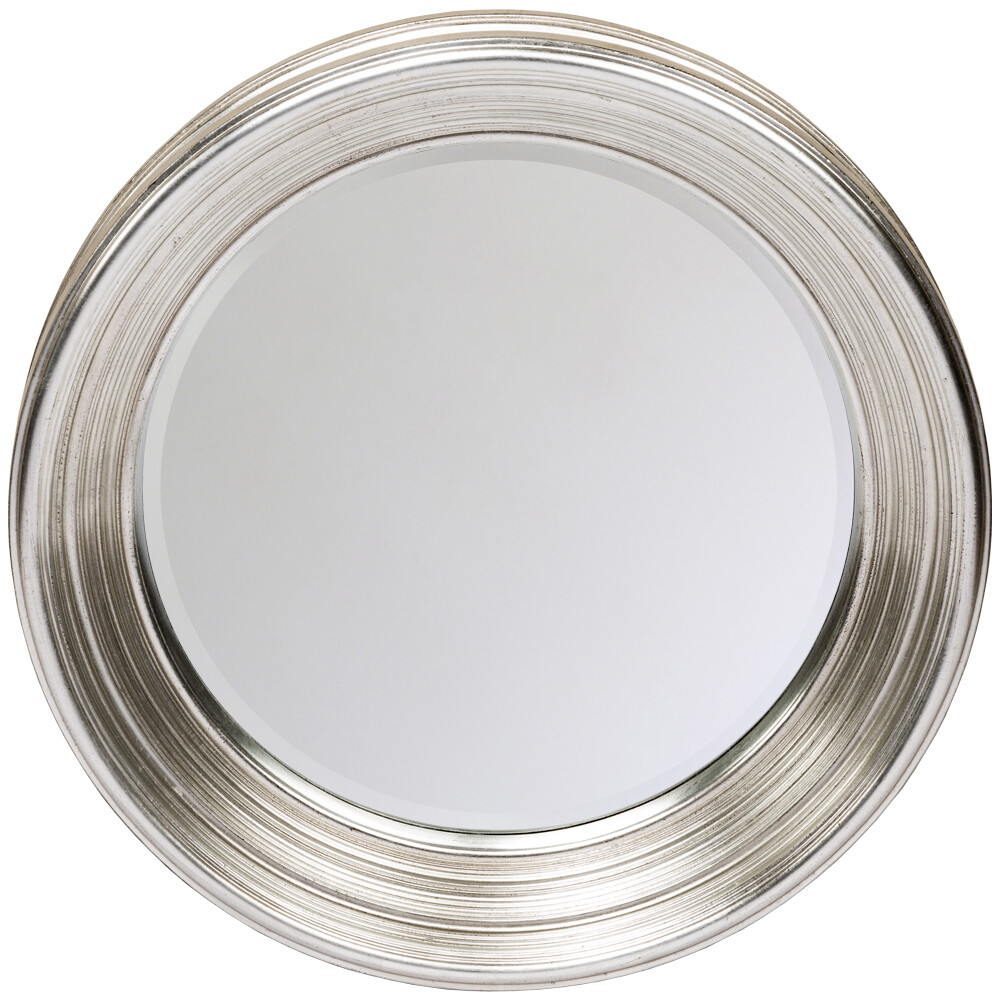 Зеркало настенное круглое 65 см серебро «Энди»