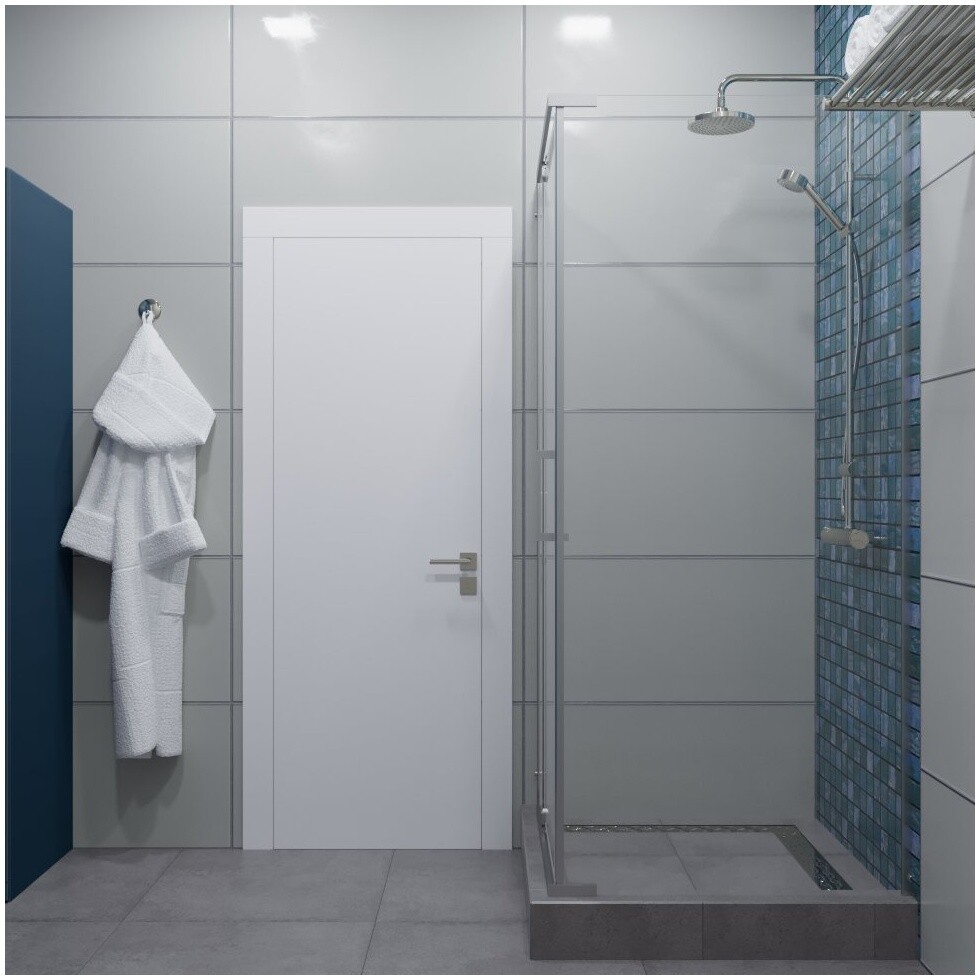 Душевой уголок квадратный 90х90 см хром Triton "Терра-Хром" Щ0000053609 - изображение 4