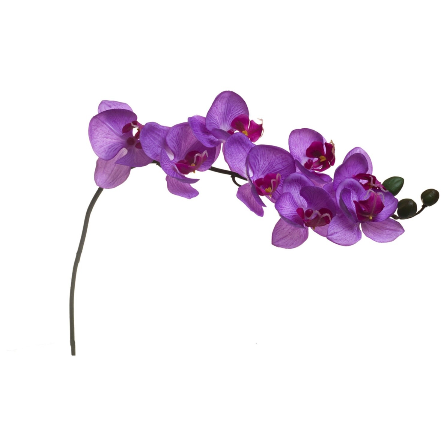 Искусственный цветок &quot;Орхидея&quot; лиловая 85 см