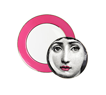 Комплект тарелок Пьеро Форназетти Pink Faces