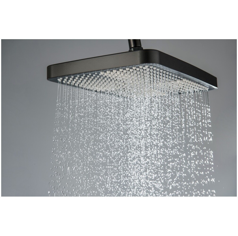 Душевая стойка с верхним душем черный хром Aquatek "Поларис" AQ3040BGM - изображение 16