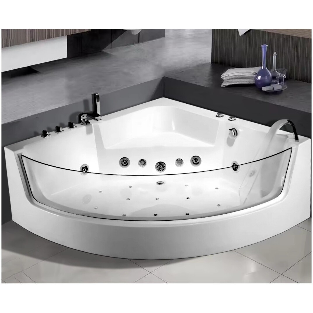 Ванна акриловая гидромассажная 150 см белая Ceruttispa C-401А - изображение 6