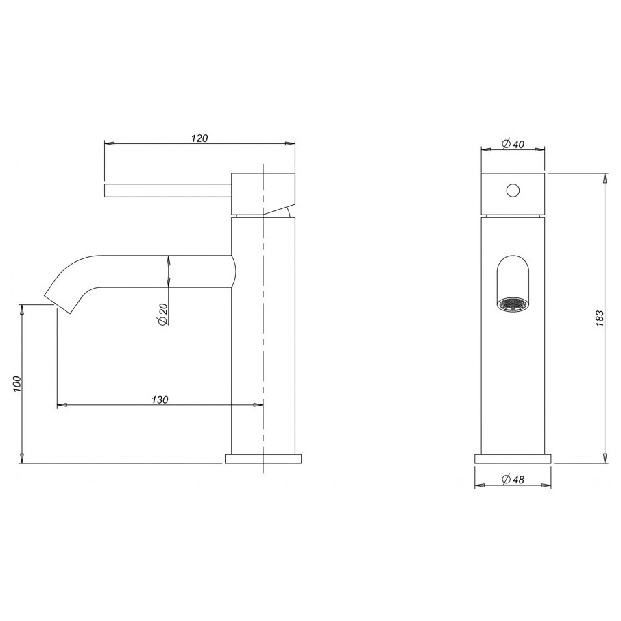 Смеситель для раковины однорычажный сталь Milacio Ultra MCU.550.SS - изображение 6