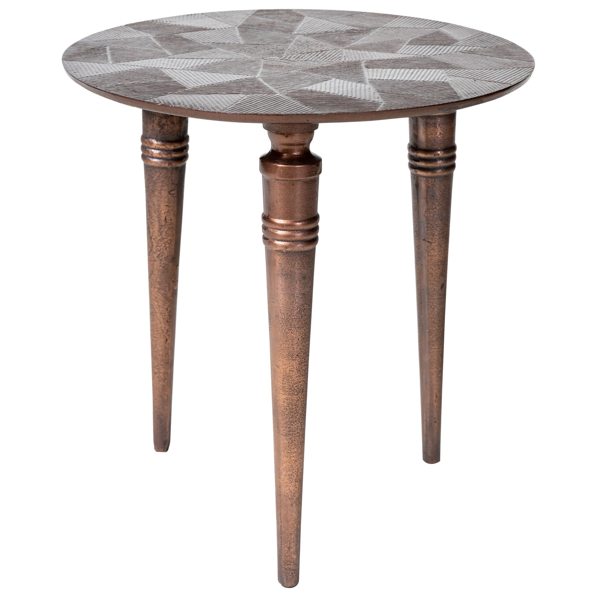 Кофейный столик коричневый 44х40 см Organic TH02-M504-18