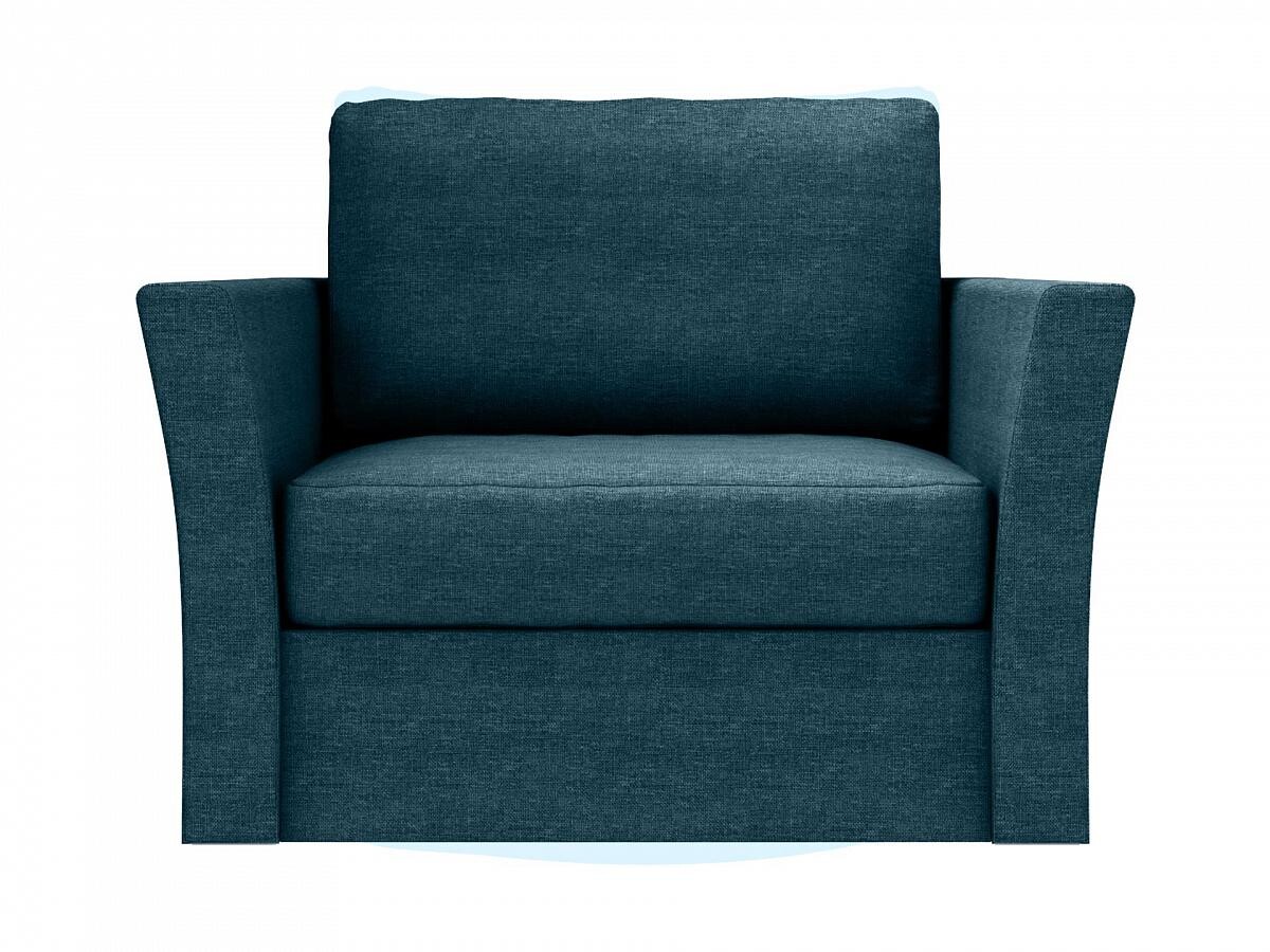 Кресло с ящиком для хранения голубое Peterhof