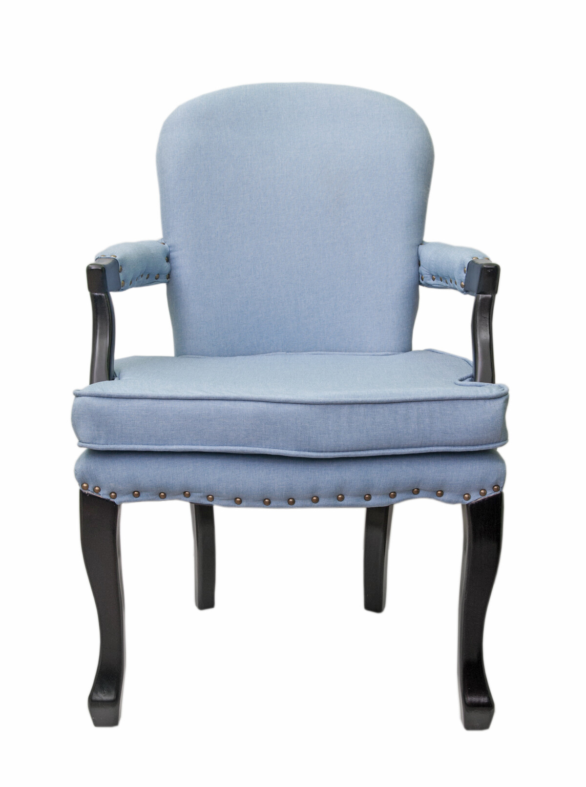 Кресло классическое голубое Anver Blue