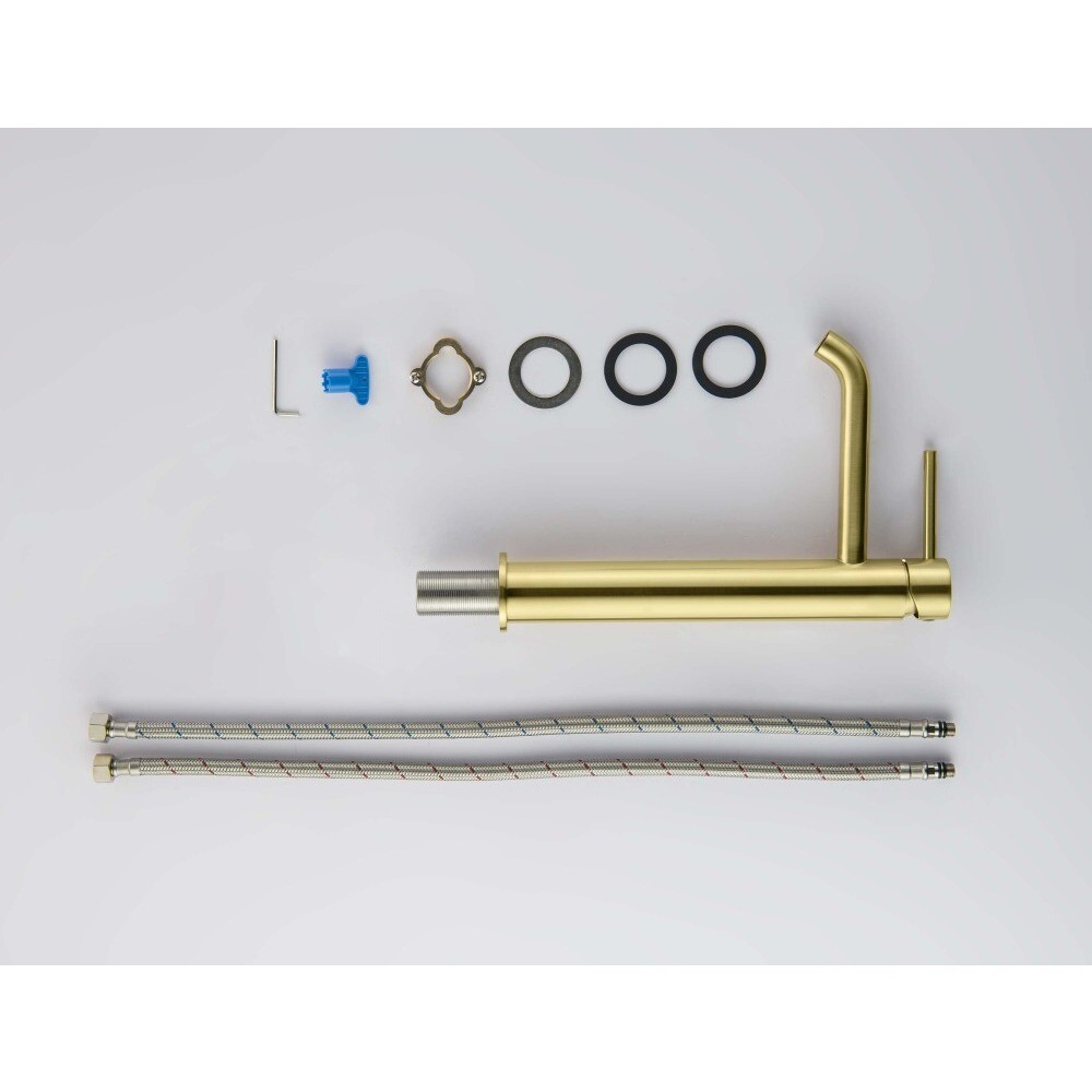 Смеситель для раковины однорычажный золотой Aquatek "Европа" AQ1304BG - изображение 5