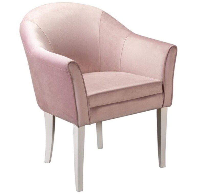 Кресло с мягкими подлокотниками розовое &quot;Тоскана Романтик&quot;