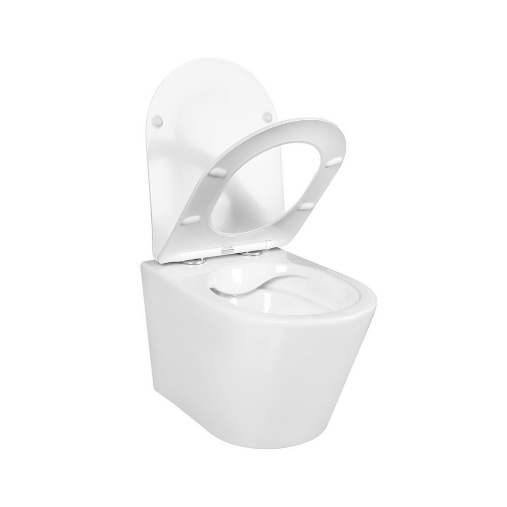 Унитаз белый Aquatek "Вега" AQ1905-00 с инсталляцией INS-0000012 и белой кнопкой KDI-0000009 - изображение 7