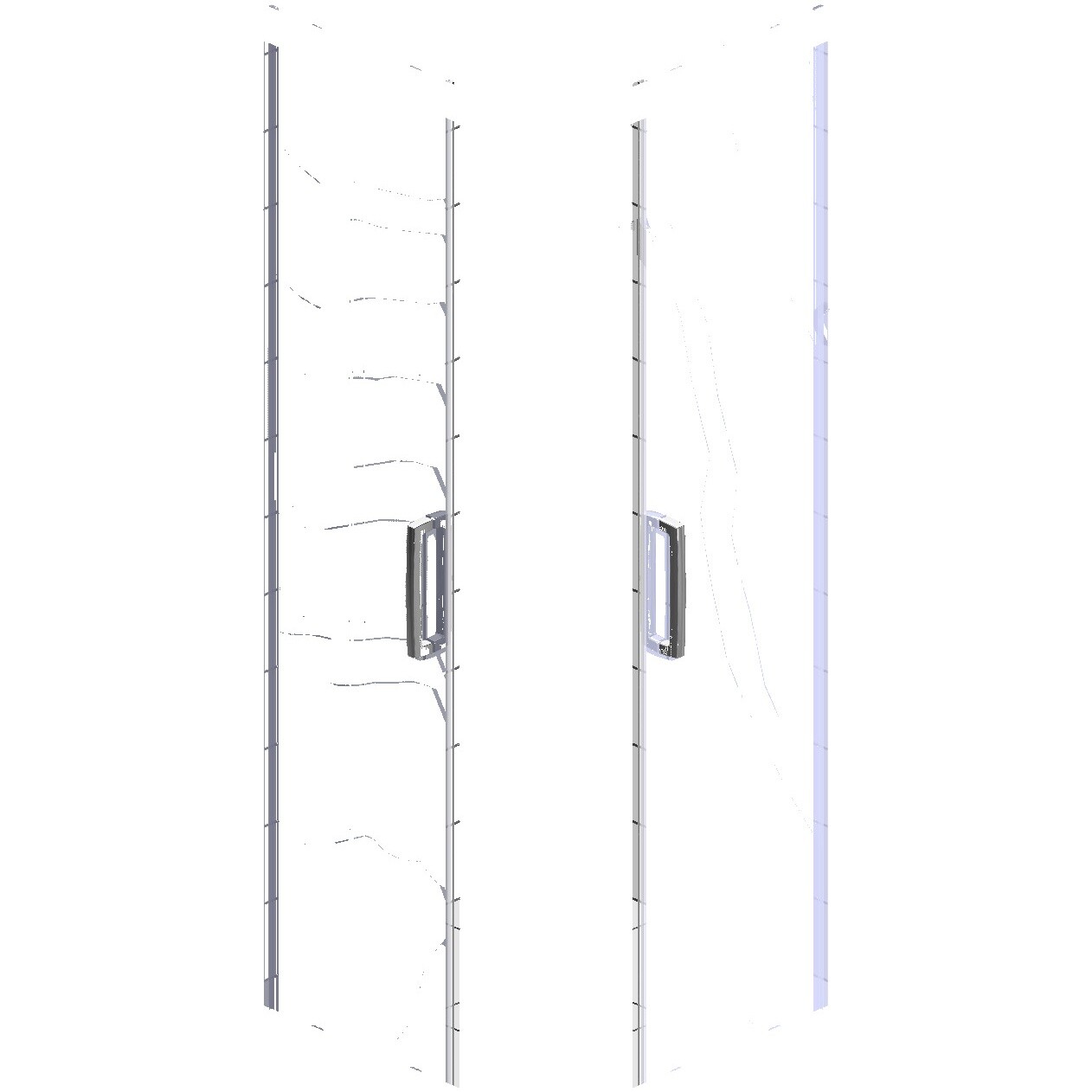 Душевой уголок 90х90 см хром матовый, стекло матовое Stworki "Дублин" - изображение 23
