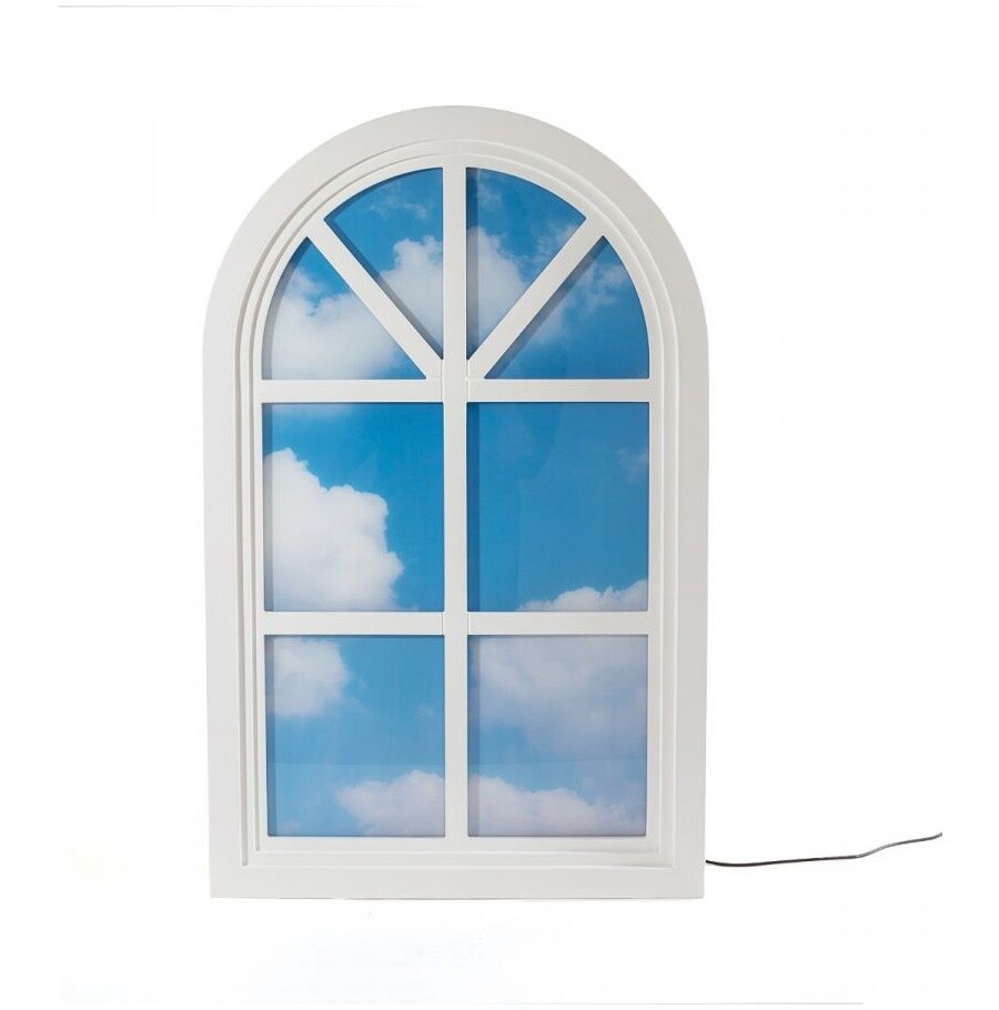 Бра светодиодное в форме окна 90х57 см белое, голубое Grenier Window 24001