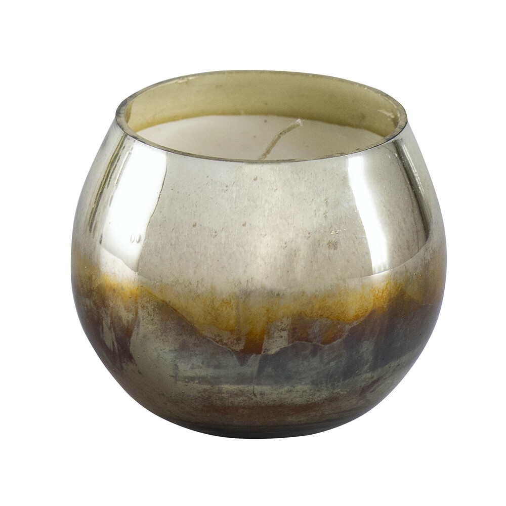 Свеча ароматическая воск, стекло прозрачный, коричневый Glasar