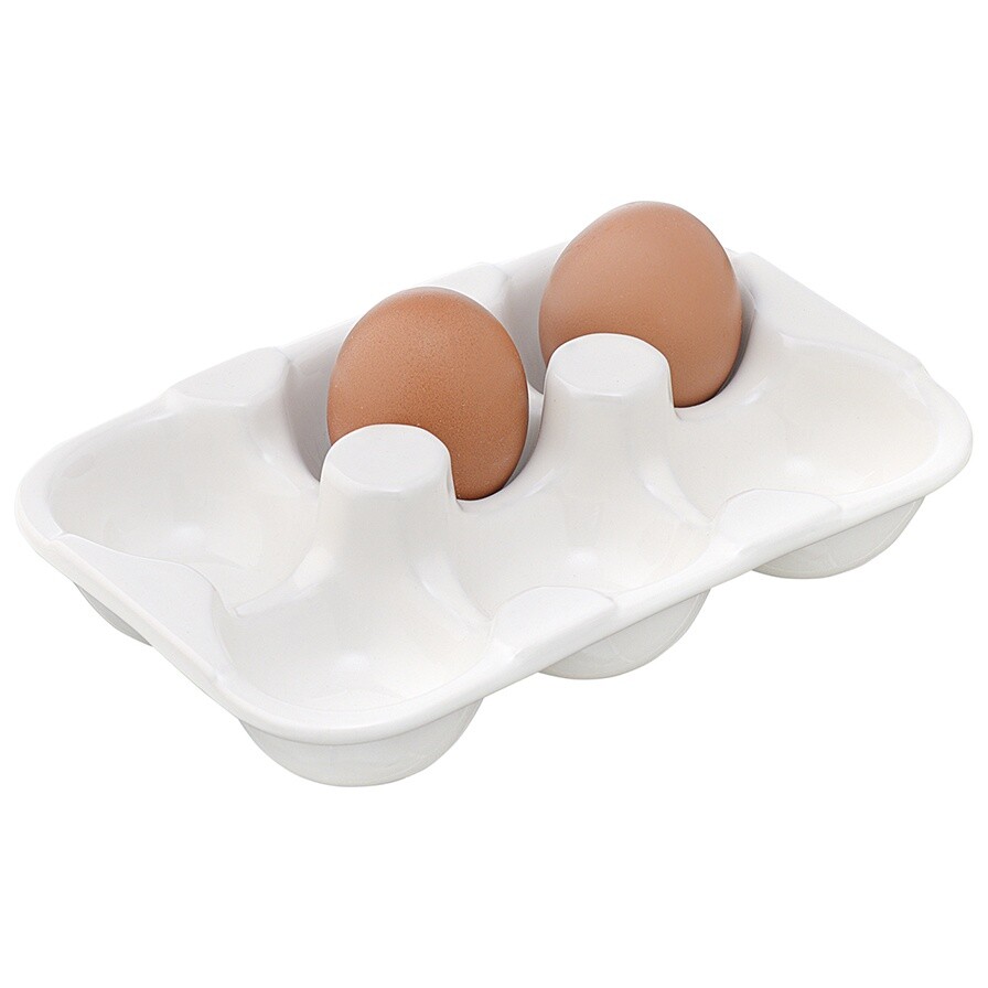 Подставка для яиц 12х19 см белая Simplicity