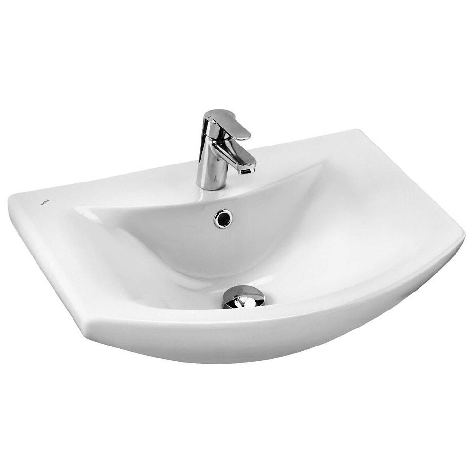 Раковина накладная керамическая полукруглая 45х61 см белая Santek "Балтика" 1.WH11.0.246 - изображение 4