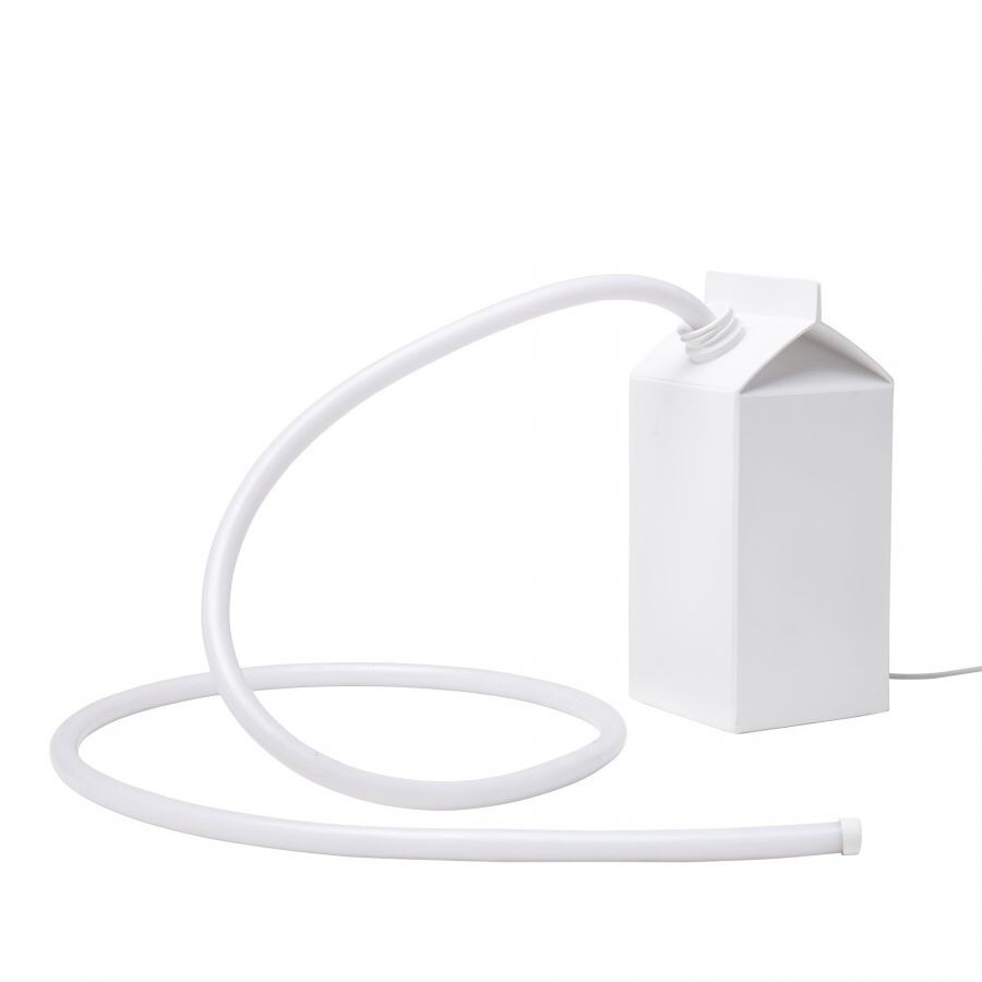 Настольная лампа светодиодная белая Milk 15351