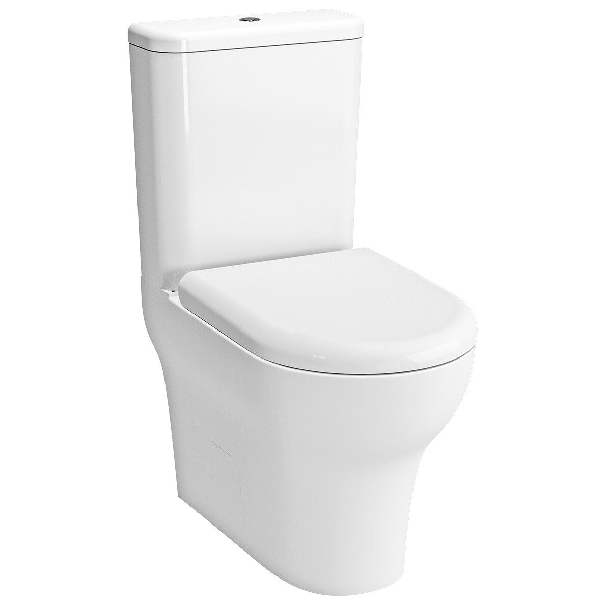 Унитаз напольный с сиденьем микролифт белый Vitra Zentrum 9012B003-7202