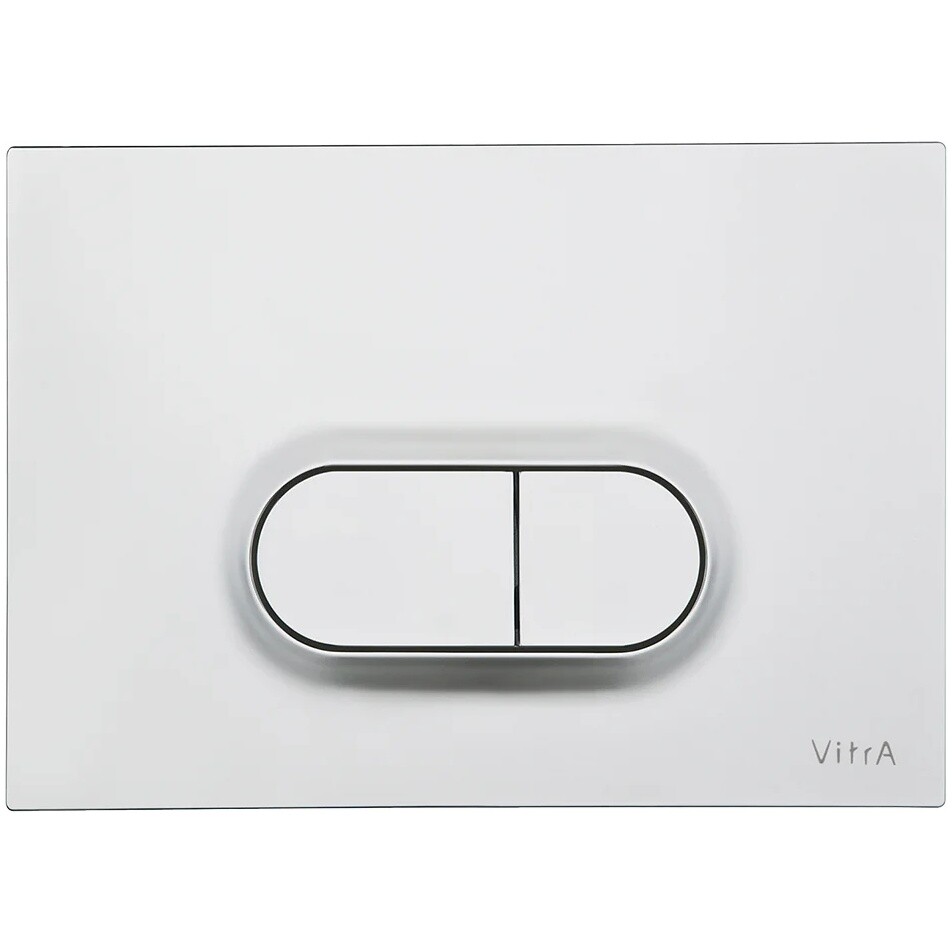 Унитаз подвесной с инсталляцией и кнопкой смыва хром матовый Vitra Normus 9773B003-7203 - изображение 11