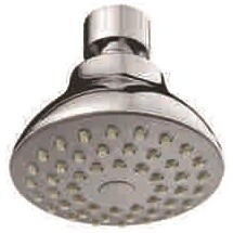 Лейка для тропического душа круглая 8 см серая D-Lin D61051