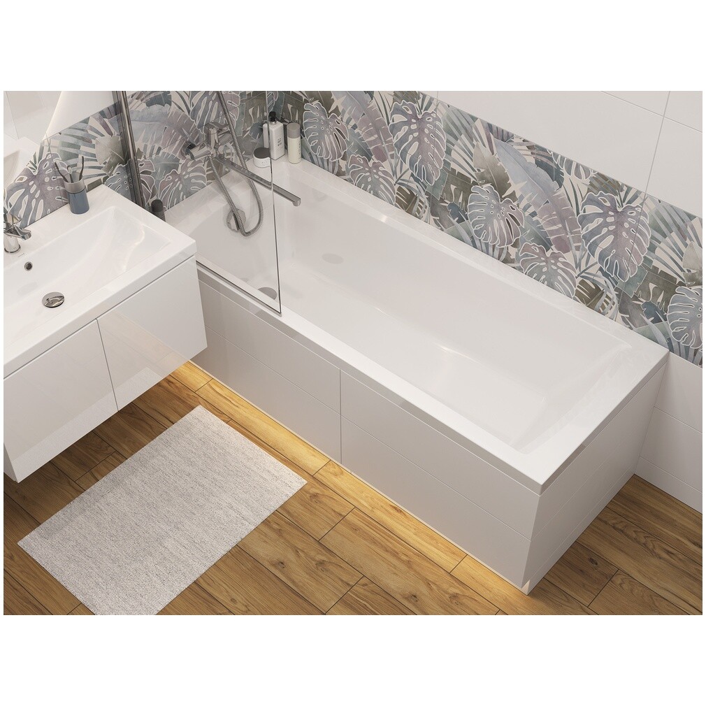 Экран для ванны фронтальный 170 см белый Cersanit Nature 64256 - изображение 6