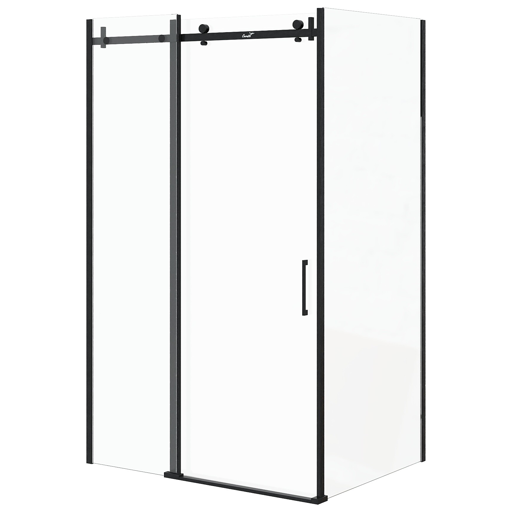 Душевой уголок прямоугольный 90x120 см черный Cerutti SPA Ceza's 120B