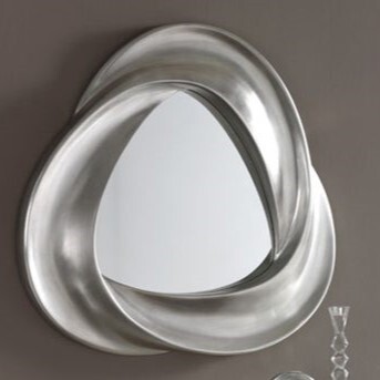 Зеркало настенное 95х95 см серебро Dupen