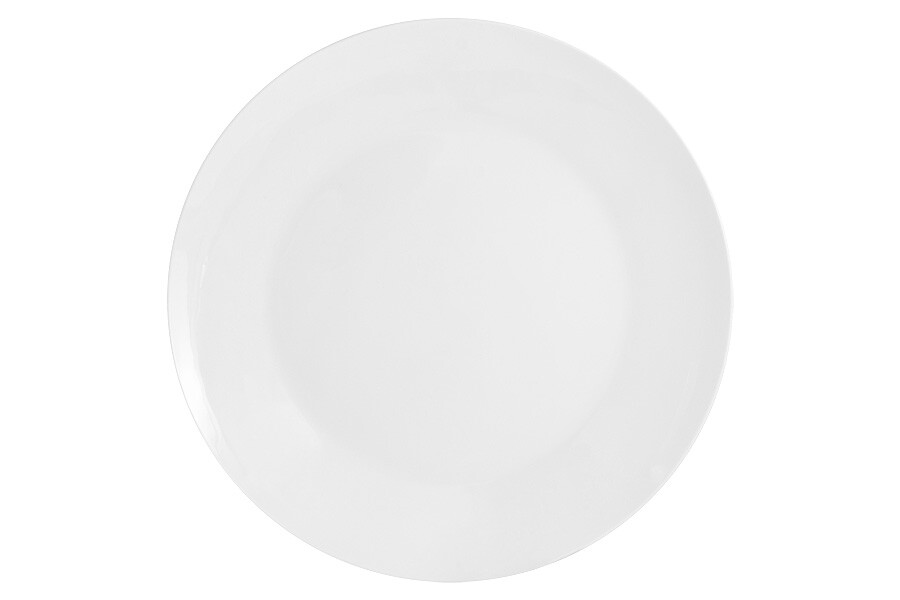 Тарелка обеденная фарфоровая белая &quot;Кашемир&quot;
