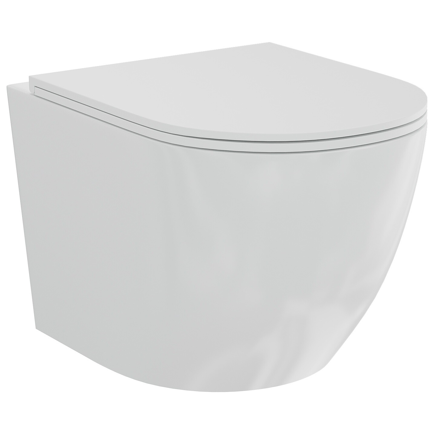 Унитаз подвесной безободковый белый Creto Cer C1 Plus 1001-002Cer-C1W-1 1001-002Cer-C1W-1