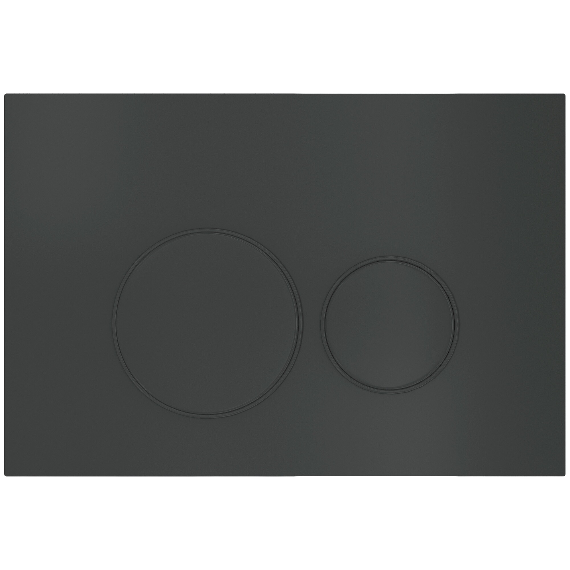 Клавиша смыва для унитаза черная Creto Snap 1.3 KL-CR-1.3-BL