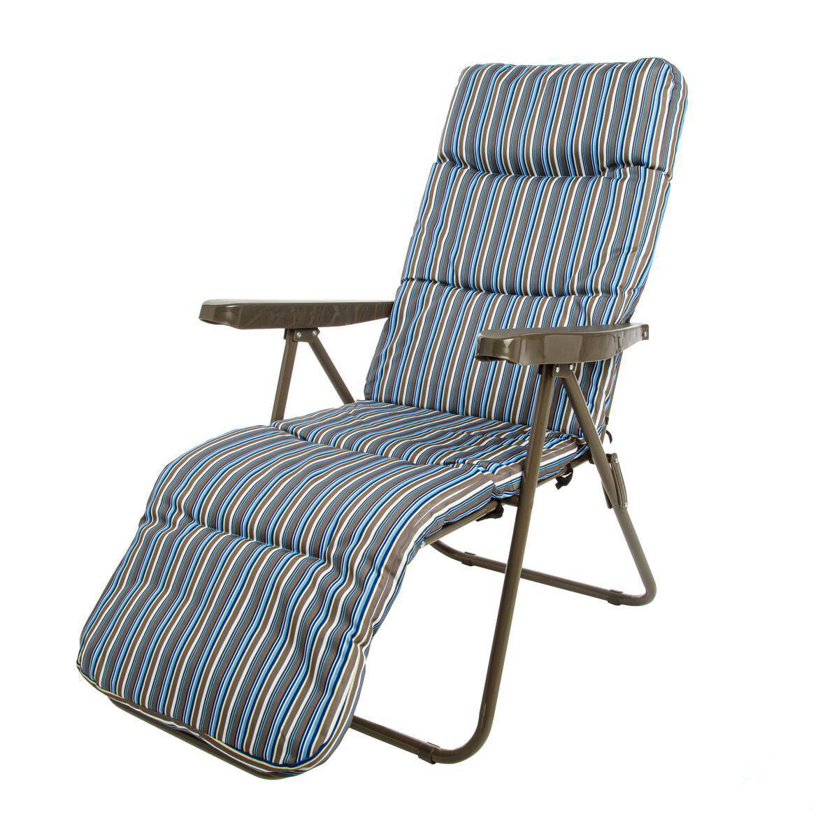 Кресло раскладное полиэстер синее M3224