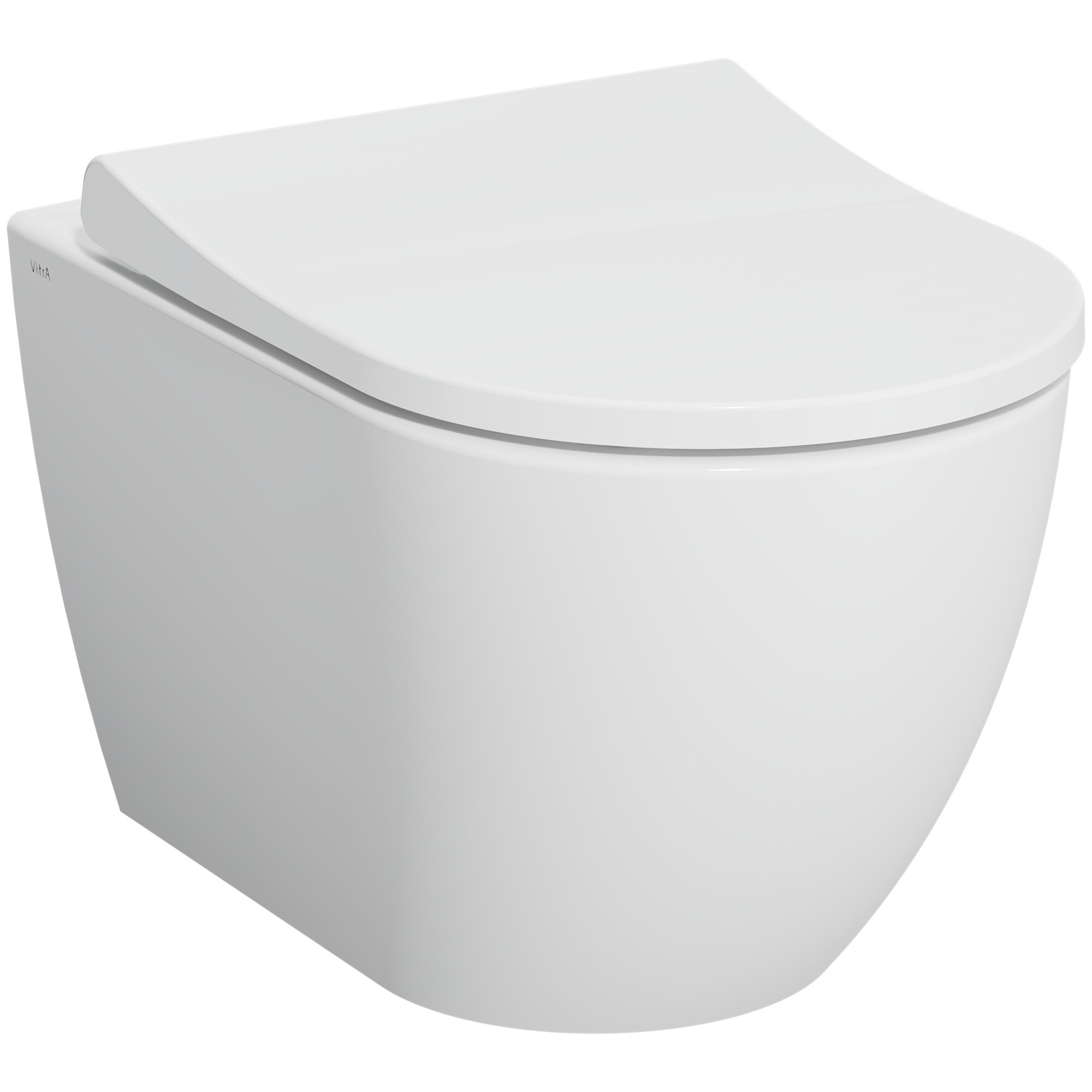 Унитаз подвесной безободковый белый Vitra Mia Round Smooth Flush 7510B003-0075