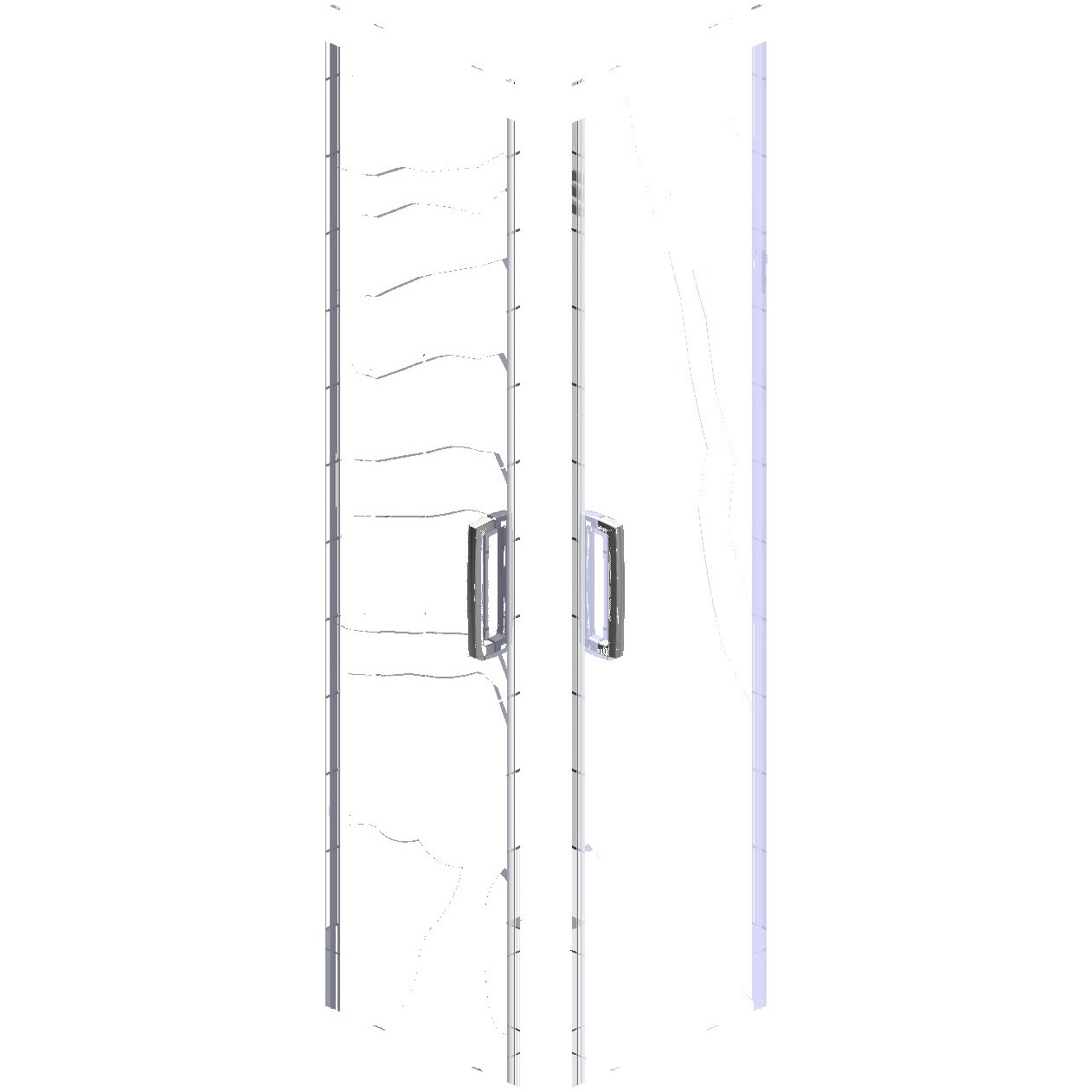 Душевой уголок 95х95 см хром глянец, стекло матовое Stworki "Дублин" - изображение 10